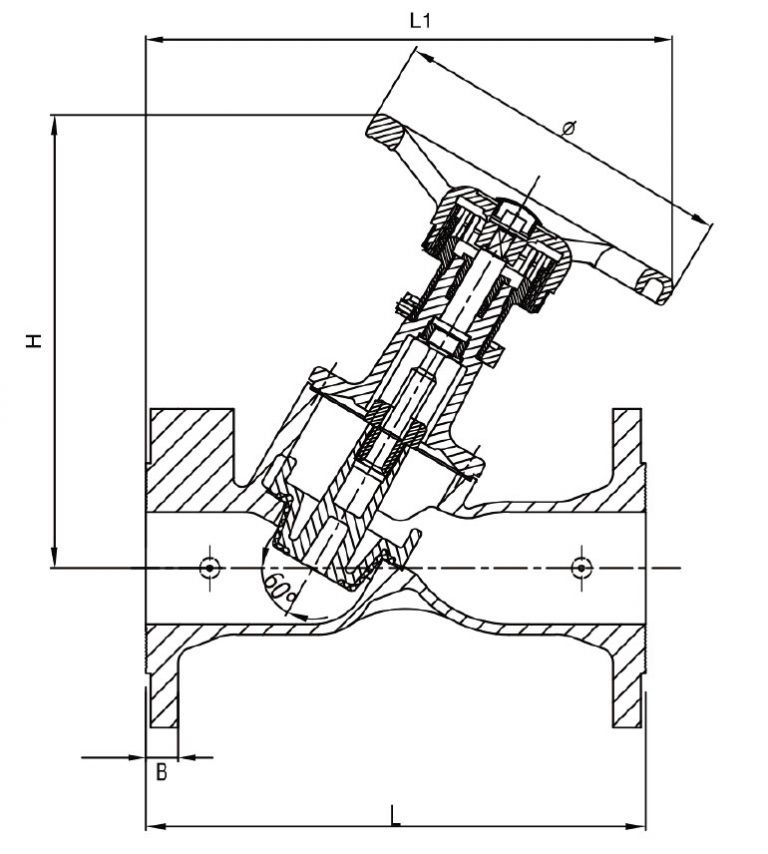 Fig DI16 Ductile Iron Variable Orifice Double Regulating Valve PN16